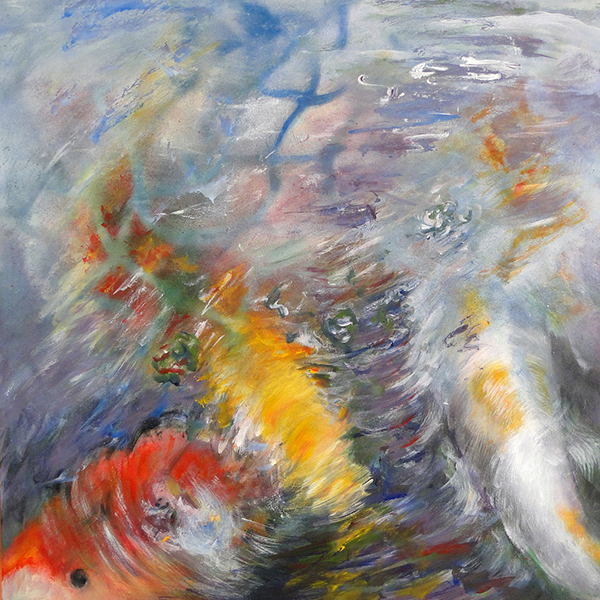 Koi #6, painting for The Art of Peace