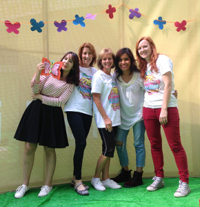 Group photo from 798 ICAF Butterfly Kisses Booth