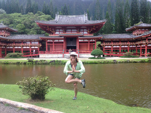 Photo of Nanci at Byodo-In Temple