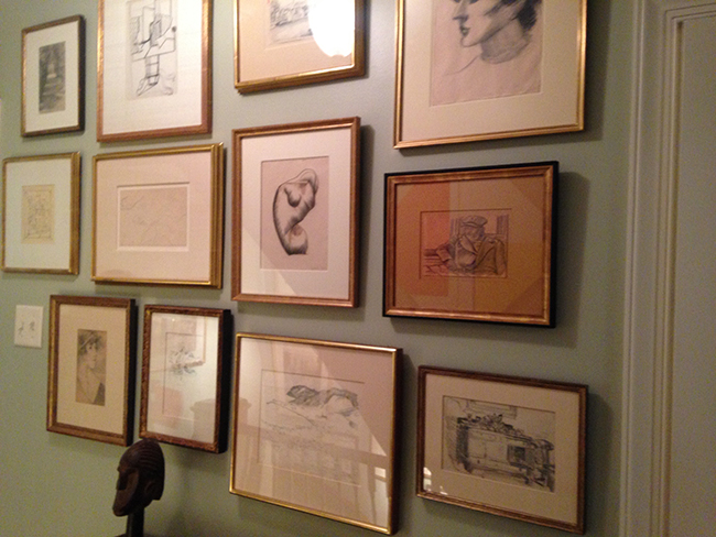 Photo of private art collection